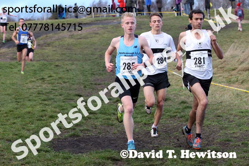 Senior mens North Eastern Cross Country, 2018 Northern Cross Country Champs., Wrekenton, Gateshead. Photo:  David T. Hewitson/Sports for All Pics